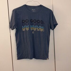 Cotopaxi Gray Tee with Multicolor Print